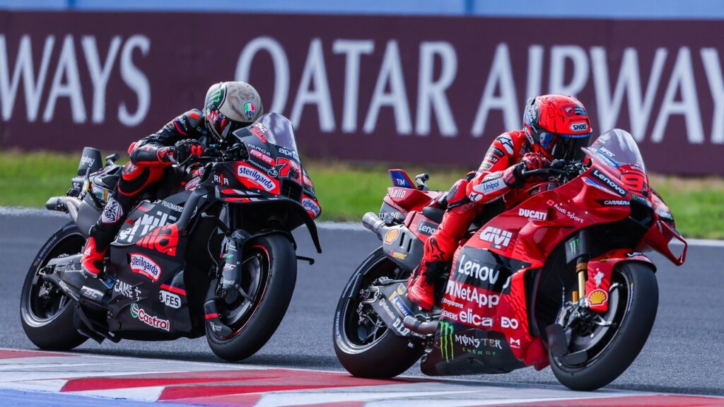 El llamativo ‘palo’ de Ducati a Bezzecchi tras la caída de Márquez: «¡Debería haber pensado…!»